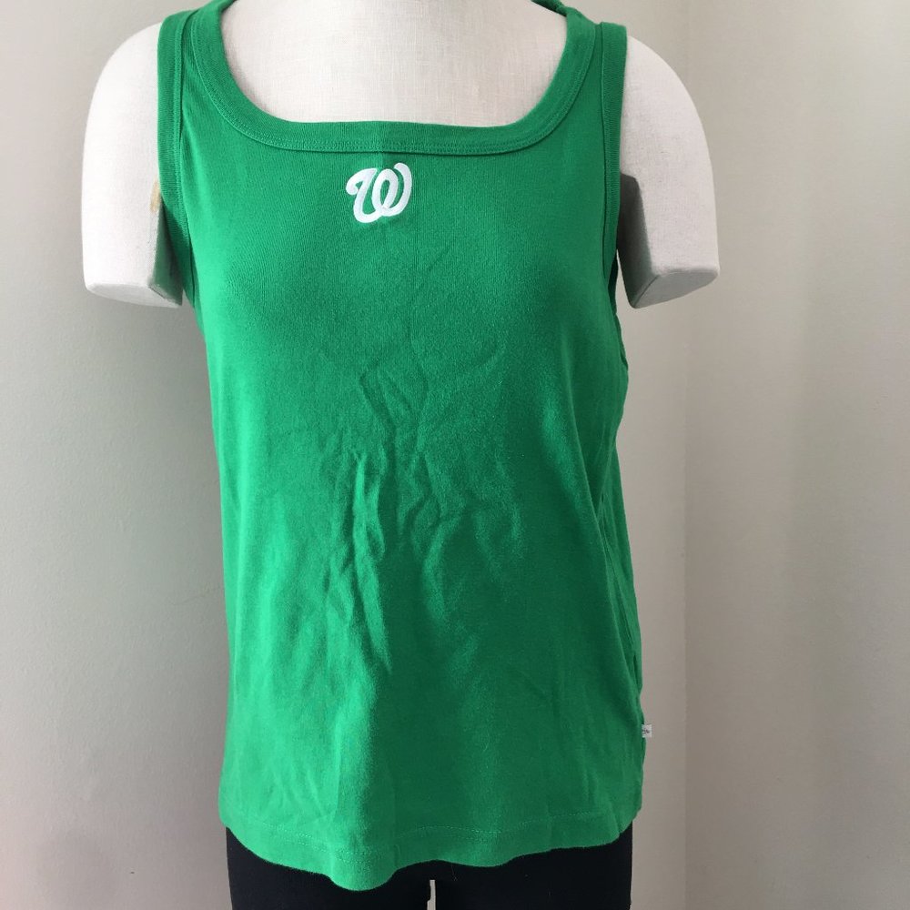 Antigua Sports Washington National Green Tank Top
